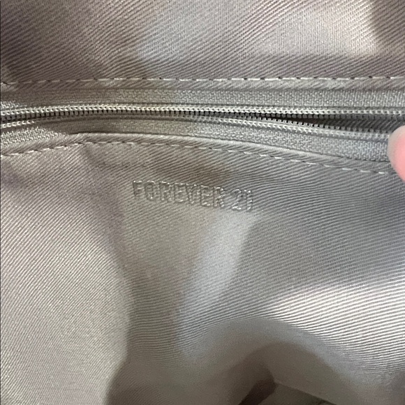 Forever 21 Metallic Silver Mini Backpack - Picture 13 of 14
